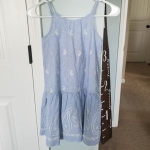 Gap Kids Blue Seersucker Sundress